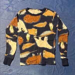 Animal Print Long Sleeve Shirt